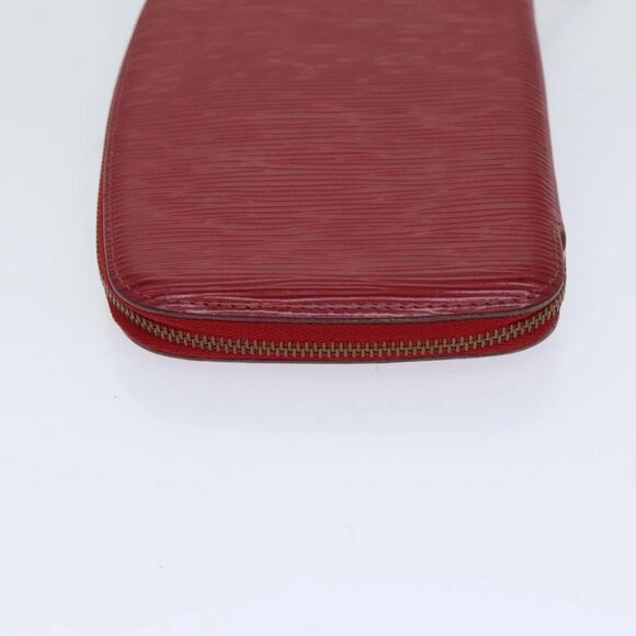 LOUIS VUITTON Epi Agenda Geode Wallet Red M63877 LV Auth 69833 - Picture 5 of 14